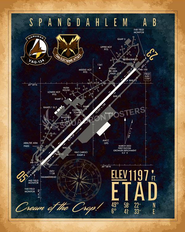 Spangdahlem AB Airfield Art VAQ-134