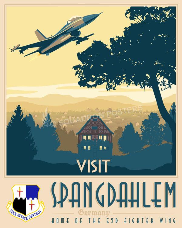 Spangdahlem AB 52d FW Art