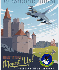 Spangdahlem AB Germany 52d Contracting Squadron Art