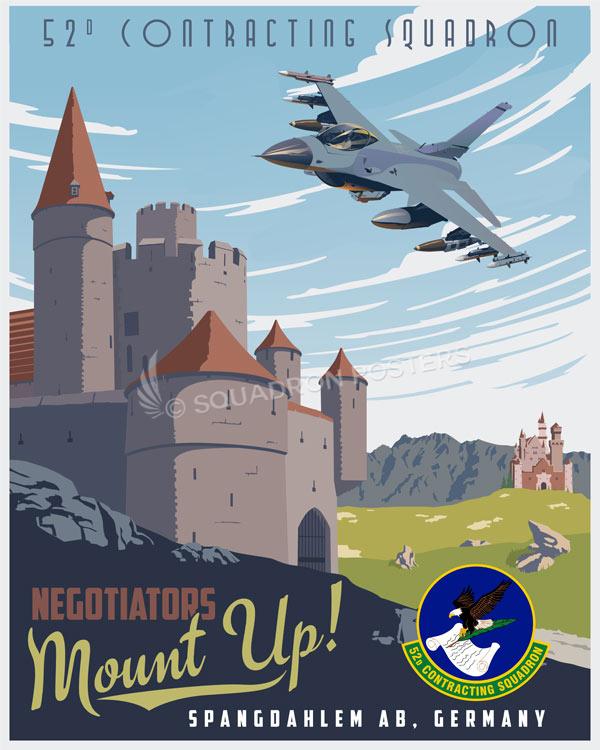 Spangdahlem AB Germany 52d Contracting Squadron Art