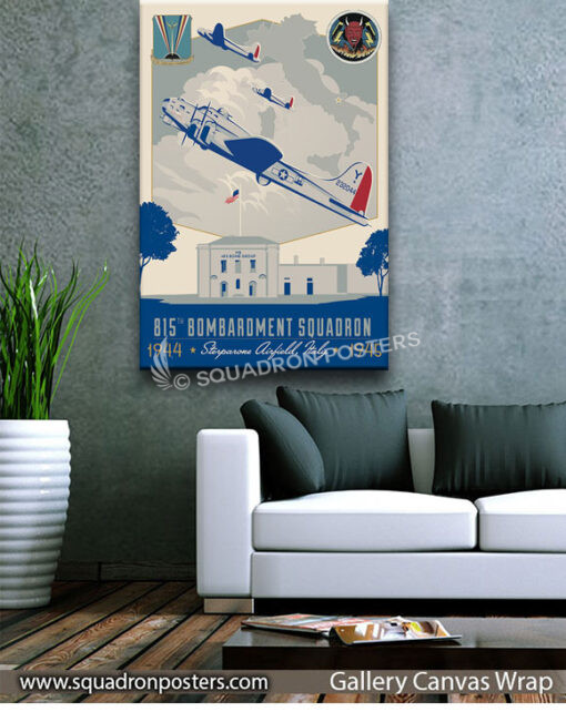 Sterparone Airfield 815th Bombardment Squadron Squadron Posters