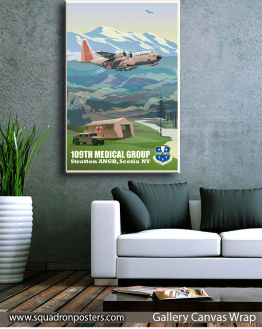 Stratton ANGB Scotia New York 109th Medical Group Art - Squadron Posters