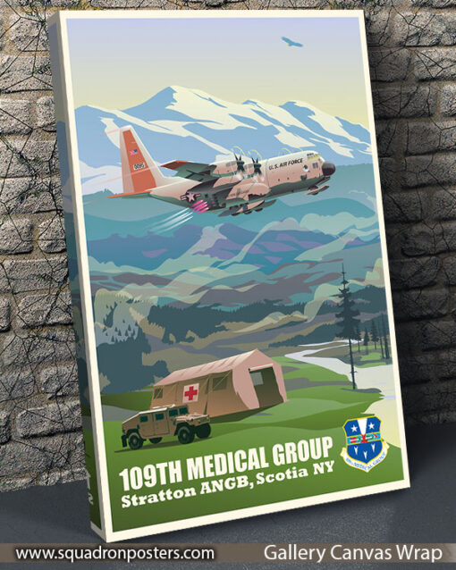 Stratton ANGB Scotia New York 109th Medical Group Art - Squadron Posters