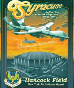 New York ANG 174th Attack Wing MQ-9 syracuse_-_hancock_field_mq-9_carrier_dome_sp01171-featured-aircraft-lithograph-vintage-airplane-poster-art