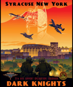 Syracuse New York 274th ASOS Dark Knights Art