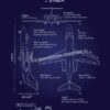 T-1 Jayhawk Blueprint Art T-1 Jayhawk Blueprint Art