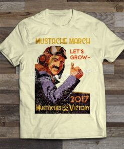 2017 Mustache March T-Shirt