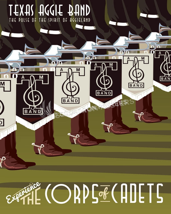 Texas_A&M_Aggie_Band_Light_Grass_SP01089-featured-aircraft-lithograph-vintage-airplane-poster-art
