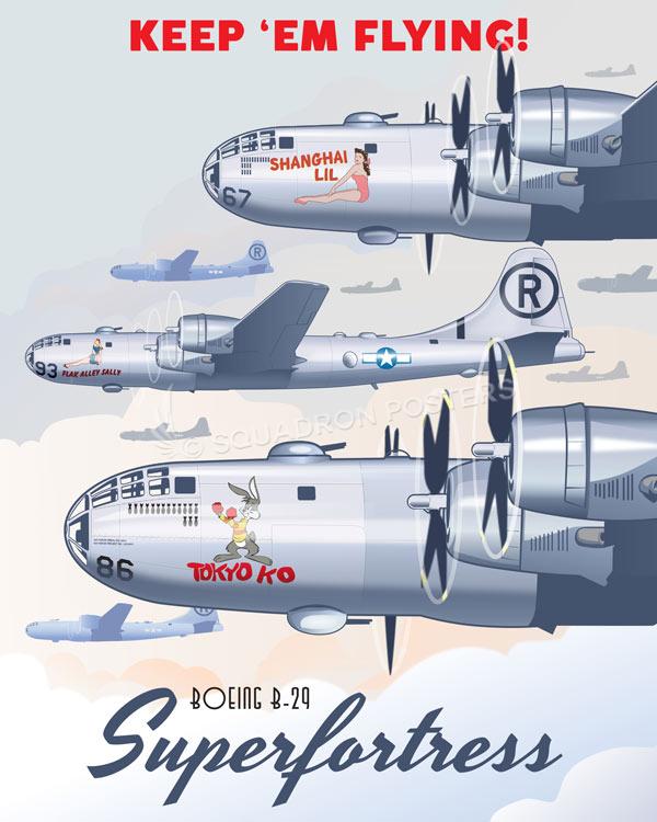 Through-The-Ages-B-29-Superfortress-Keep-Em-Flying-featured-aircraft-lithograph-vintage-airplane-poster.jpg