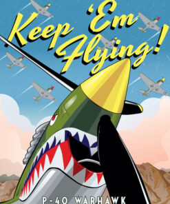 Through the Ages P-40 Warhawk Art