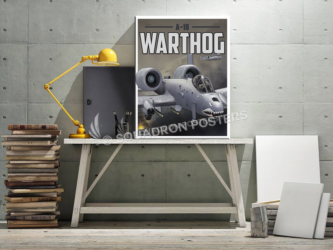 Through The Ages A-10 Warthog SP00649 canvas-vintage-retro-print