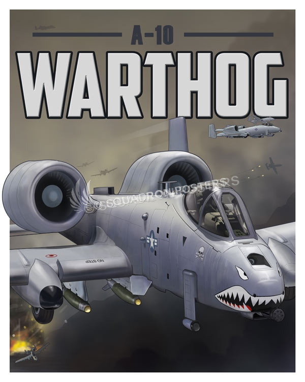 Through The Ages A-10 Warthog SP00649 feature-vintage-print