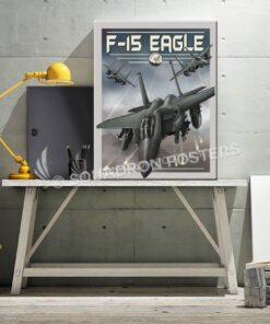 Through The Ages F-15 Eagle SP00724 canvas-vintage-retro-print