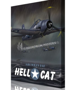 Through The Ages F6F Hellcat SP00650 canvas-vintage-retro-print