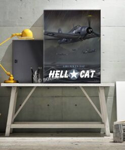 Through The Ages F6F Hellcat SP00650 military-aviation-vintage-retro-canvas-prints