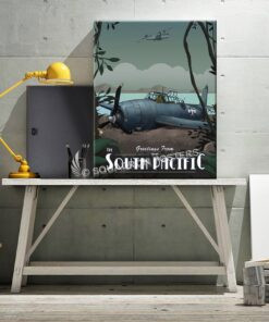 Through The Ages South Pacific SP00651 canvas-vintage-retro-print