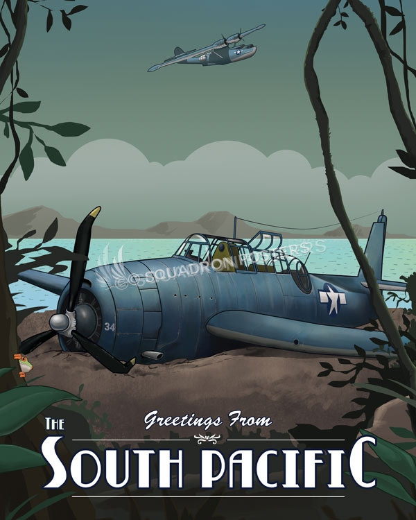 Through The Ages South Pacific SP00651 feature-vintage-print