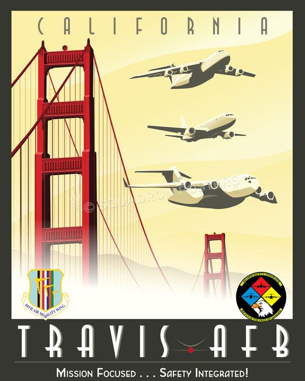 Travis-AFB-C-17-KC-46-C-5-60th-AMW-featured-aircraft-lithograph-vintage-airplane-poster