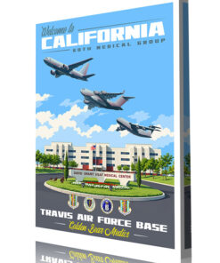 Travis AFB KC-46 C-17 C-5 60th Medical Group DGMC Golden Bear Medics Art