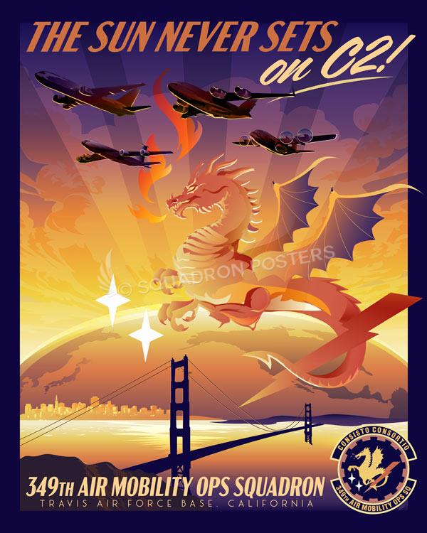 Travis AFB 349th AMOS Art