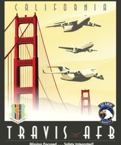 Travis AFB 60th AMW Safety Office Art