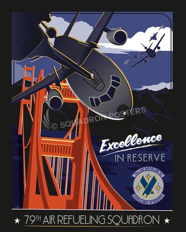 Travis AFB KC-10 KC-135 79th ARS Art
