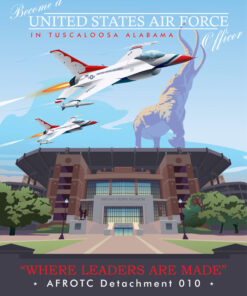 Tuscaloosa Alabama AFROTC Det 010 Art