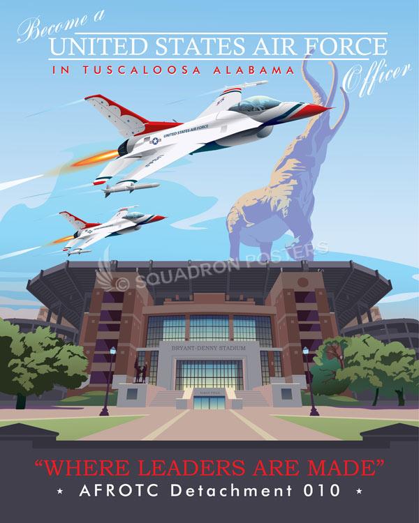 Tuscaloosa Alabama AFROTC Det 010 Art