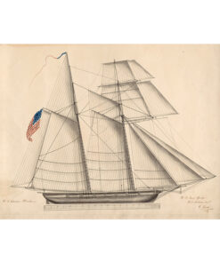 U.S. Schooner Alligator Ware Historic Art