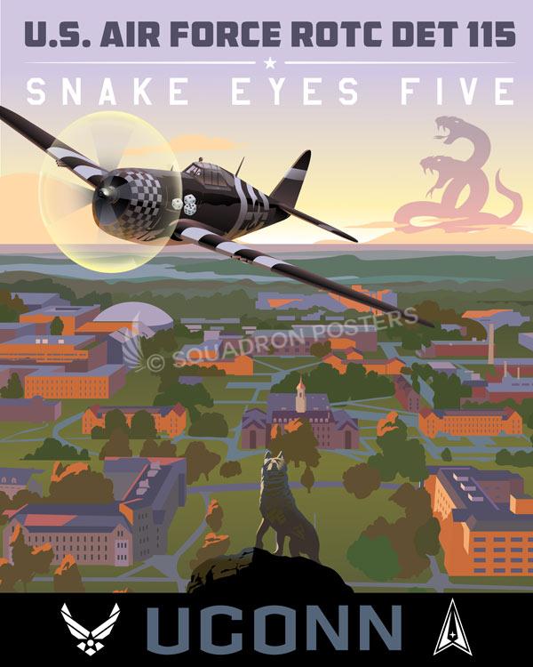 UCONN P-47 AFROTC Det 115 Art