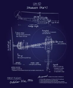 UH-1D_Iroquois_Huey_Blueprint_FIXED_16x20_FINAL_Sam_Willner_SP01599Mfeatured-aircraft-lithograph-vintage-airplane-poster