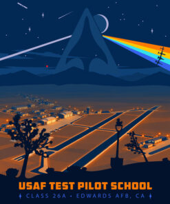 USAF Test Pilot School Class 26A Art