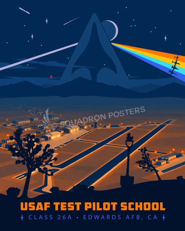 USAF Test Pilot School Class 26A Art