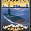 Norfolk Virginia USS Scranton USS_Scranton_SP00805-featured-naval-lithograph-vintage-sub-poster-art