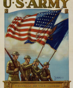 US Army Guardian of the Colors Historic Art