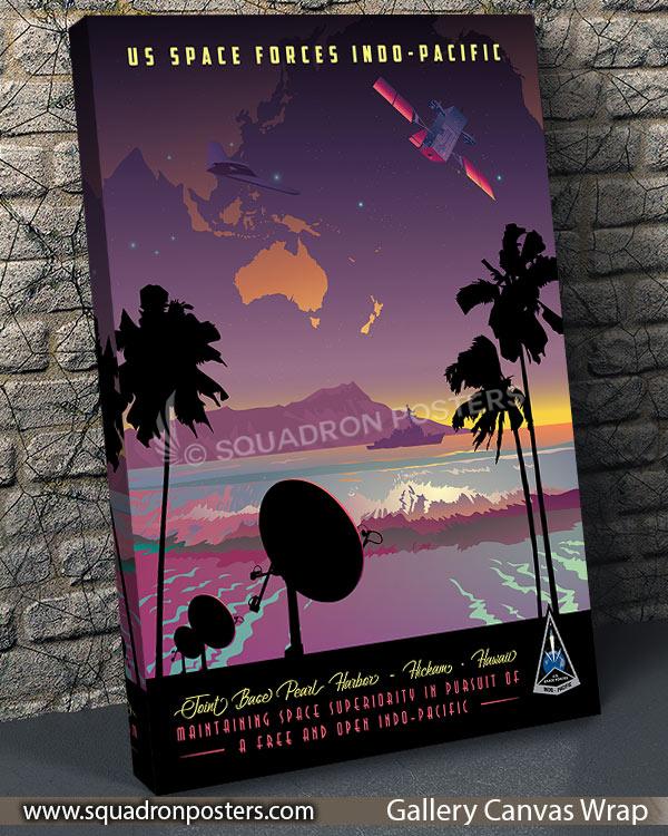 United States Space Forces Indo-Pacific Art - Squadron Posters