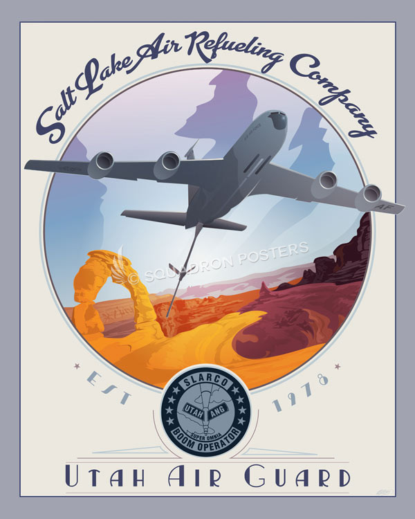 ORIGINAL VEL PATCH Salt Lake City UTAH ANG USAF 191ST AIR REFUELING SQ 