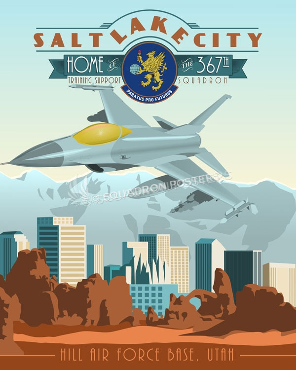 Utah_F-16_367th_TRSS_SP00985-featured-aircraft-lithograph-vintage-airplane-poster-art