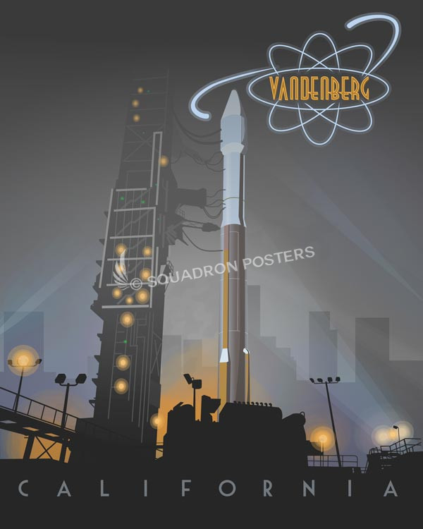 Vandenberg AFB Atlas V print