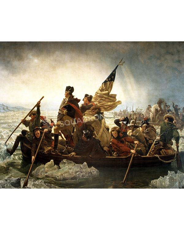 Washington Crossing the Delaware by Emanuel Leutze 1851