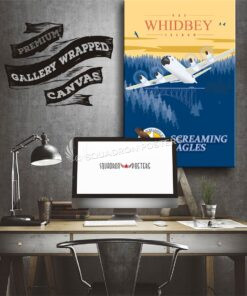 NAS Whidbey Island P-3 VP-1 SP00647 aircraft-prints-posters-vintage-style-art