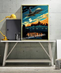 Whiteman AFB T-38 SP00644 canvas-vintage-retro-print