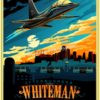 Whiteman AFB T-38 SP00644 military-aviation-feature-vintage-style-print