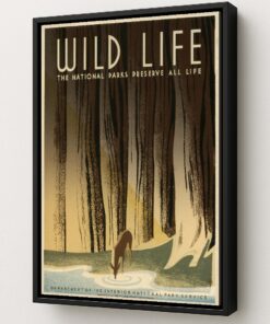 Wildlife Forest Deer Art by Squadron Posters!