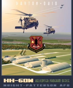 Wright Patterson AFB Helicopter Program Office Art