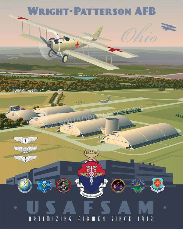 Wright-Patterson-AFB-USAFSAM-featured-aircraft-lithograph-vintage-airplane-poster.jpg