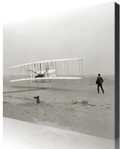 Wright Brothers 1st Flight Portrait of a Legend Canvas Wrap Poster Art by Squadron Posters!
