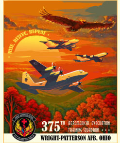 Wright Patterson AFB Ohio 375th AETS Art