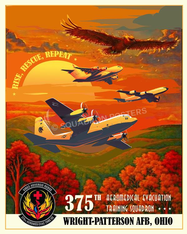 Wright Patterson AFB Ohio 375th AETS Art
