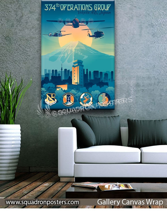 Yokota_C-130H_C-12J_UH-1N_374_OG_SP00998-squadron-posters-vintage-canvas-wrap-aviation-prints